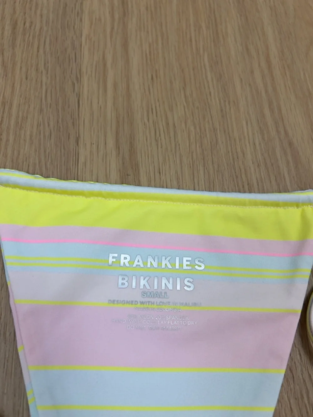 Frankie’s Bikinis Tia Skimpy String Bikini Bottom S